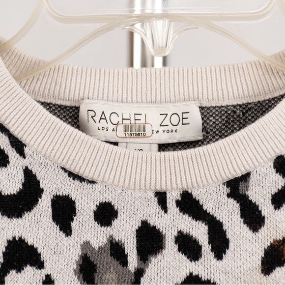 Rachel Zoe Leopard Heidi Sweater size XS - Picture 5 of 16